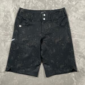 Wild Rye Kaweah Shorts Womens 4 Black Mountain Biking Cycling Stretch Outdoor